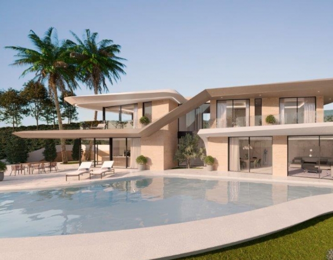 MODERNE DESIGN VILLA OP SLECHTS ENKELE MINUTEN VAN HET STRAND