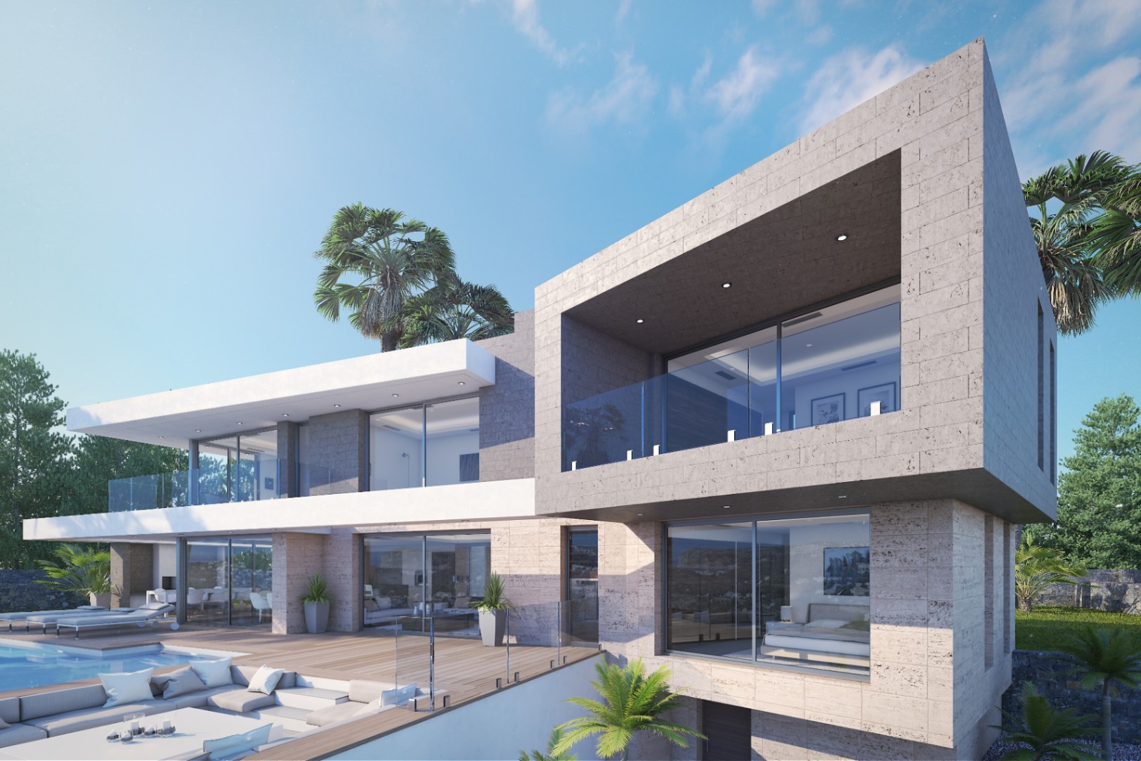 Luxe wonen in prachtige villa in Jávea met panoramisch uitzicht en hoogwaardige functies