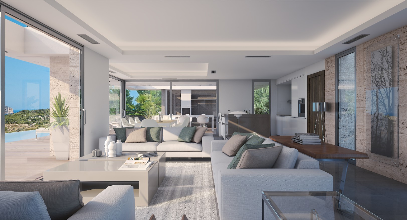 Luxe wonen in prachtige villa in Jávea met panoramisch uitzicht en hoogwaardige functies