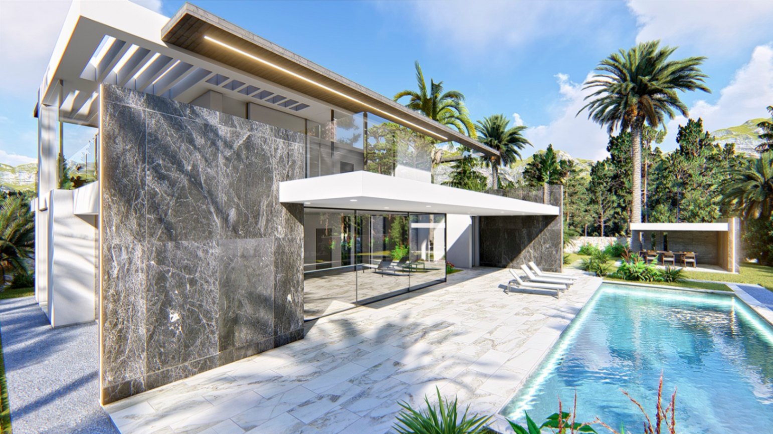 Luxe moderne villa met 5 slaapkamers in exclusief Javea: Costa Blanca wonen op zijn best!