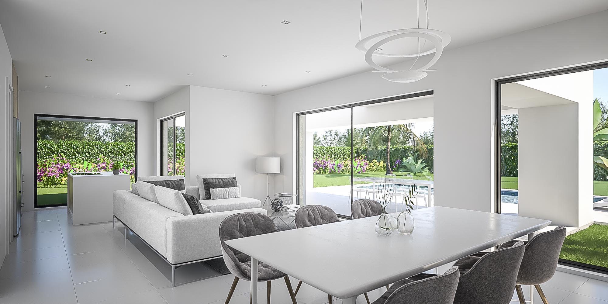 Modern design luxe villa met 3 slaapkamers