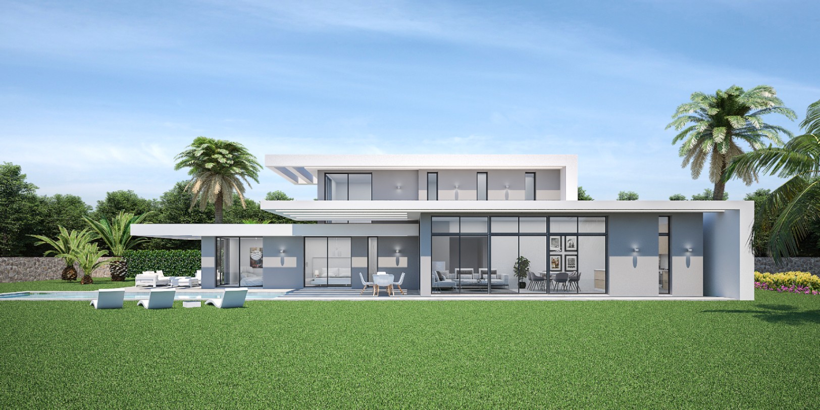 Rustige villa met twee verdiepingen: 3 slaapkamers, 2 badkamers, 8 minuten van de zee in een premium woonwijk