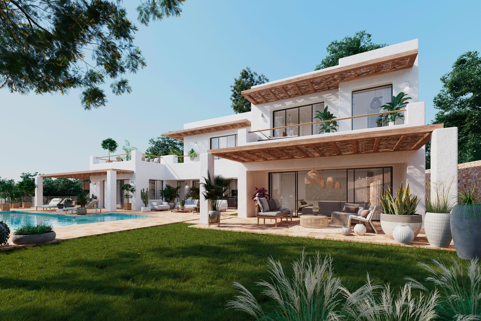 Luxe wonen onthuld: weelderige mediterrane villa met spectaculair uitzicht