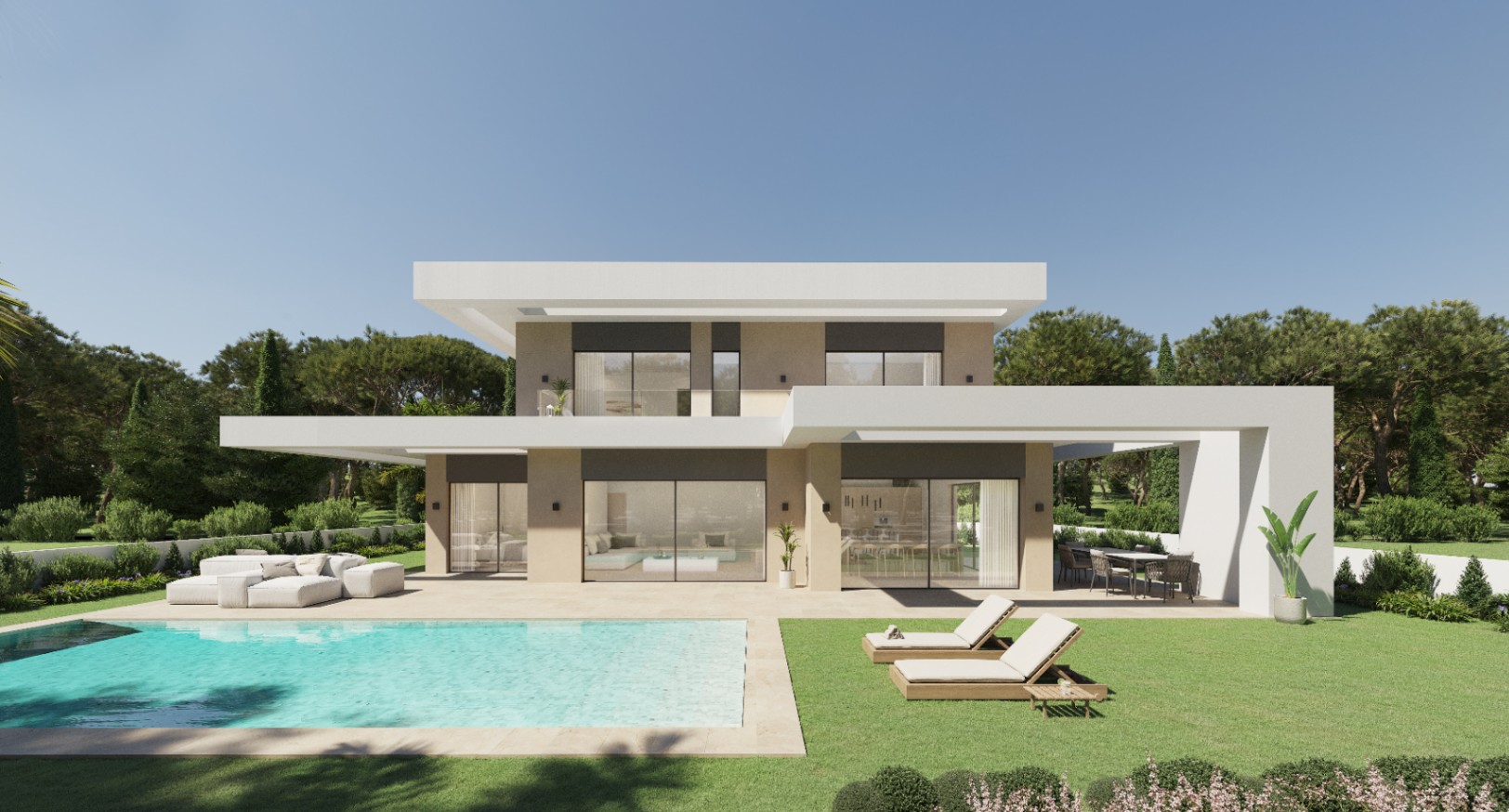 EEN EIGENTIJDS DESIGNPROJECT OP EEN TOPLOCATIE IN JAVEA, DICHT BIJ STRANDEN EN VOORZIENINGEN