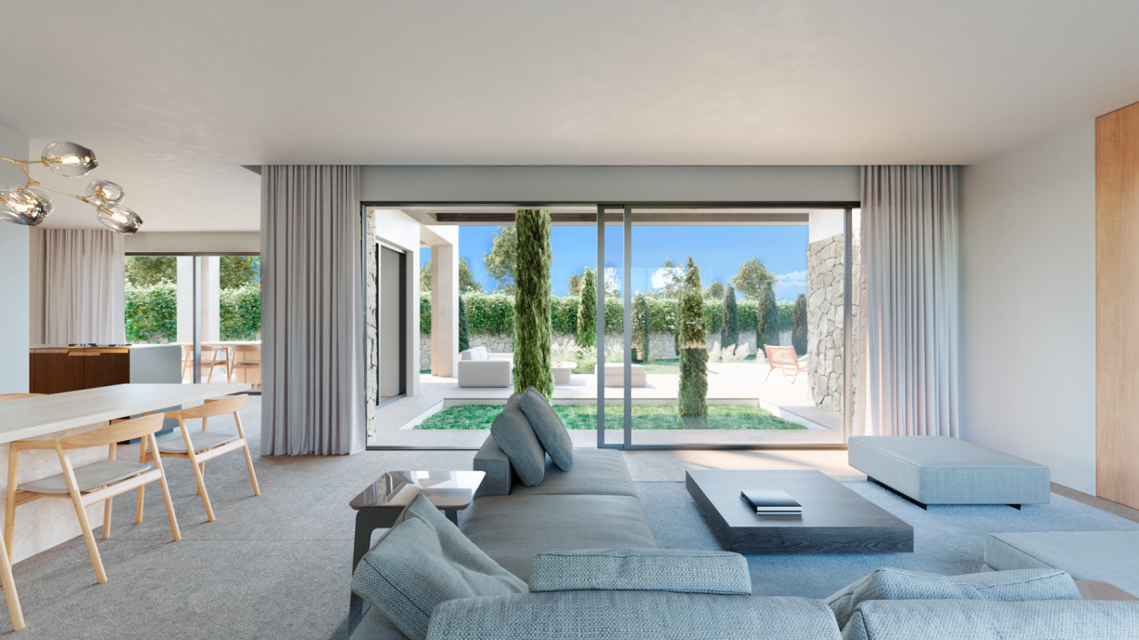 Luxe moderne villa met eigentijdse mediterrane stijl en elegante kenmerken