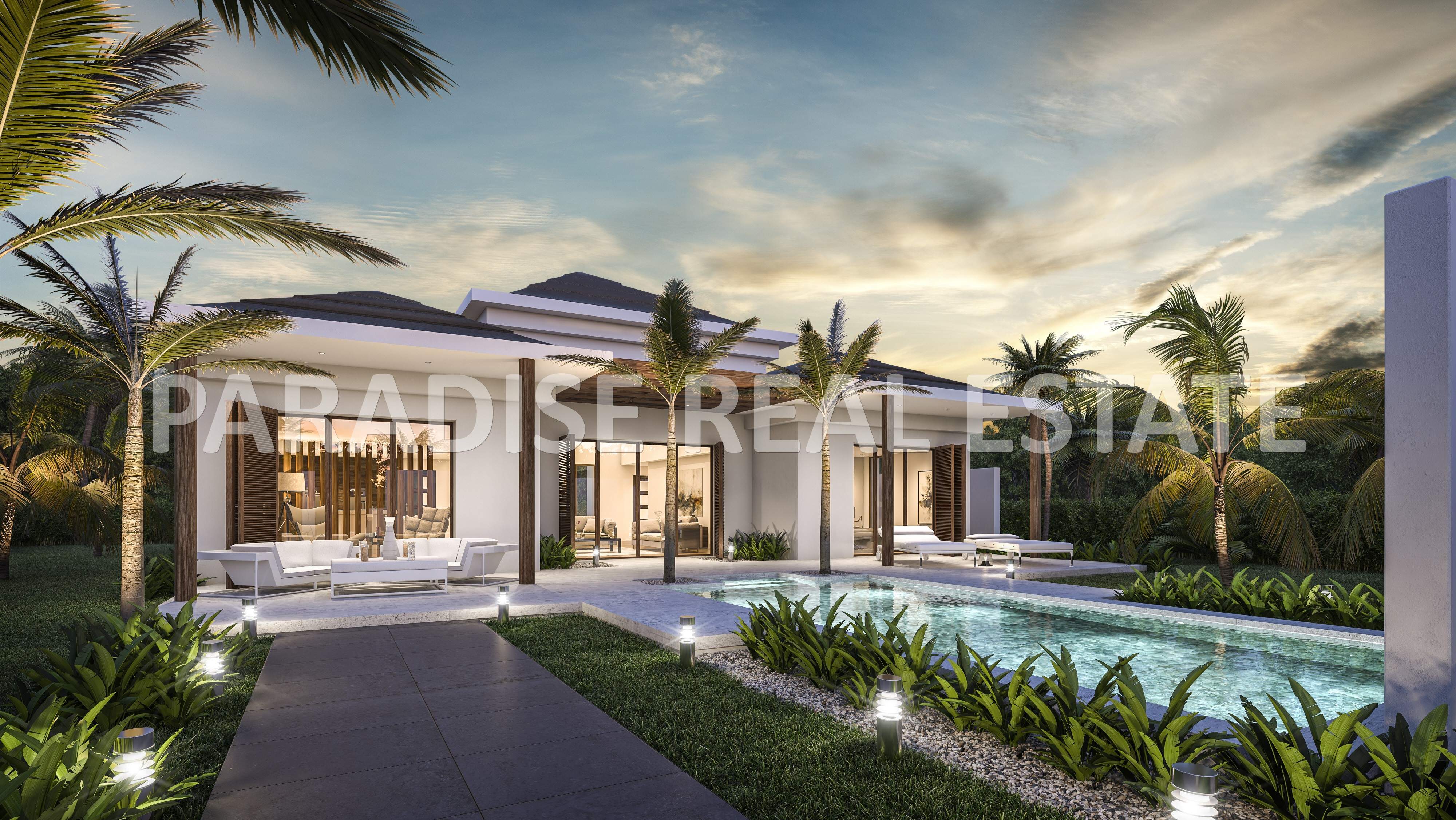 Villa te koop in La Cala, Javea in moderne luxe Balinese stijl.