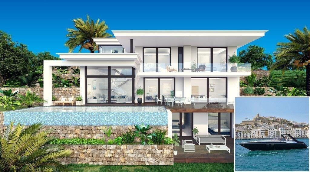 Charmante luxevilla te koop in Moraira met prachtig uitzicht op zee