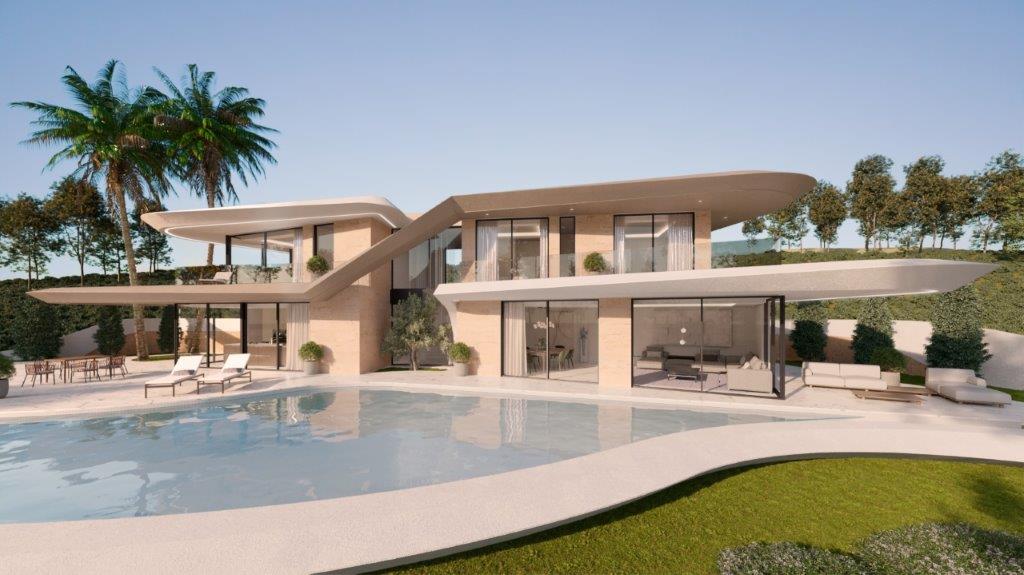 MODERNE DESIGN VILLA OP SLECHTS ENKELE MINUTEN VAN HET STRAND